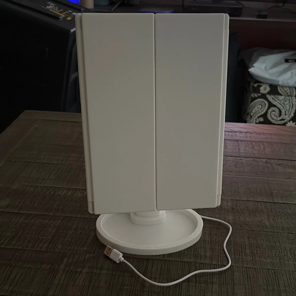 Tri-Fold LED Vanity Mirror